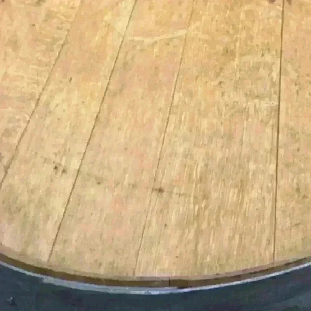 Handmade Lazy Susan Wine Barrel Top